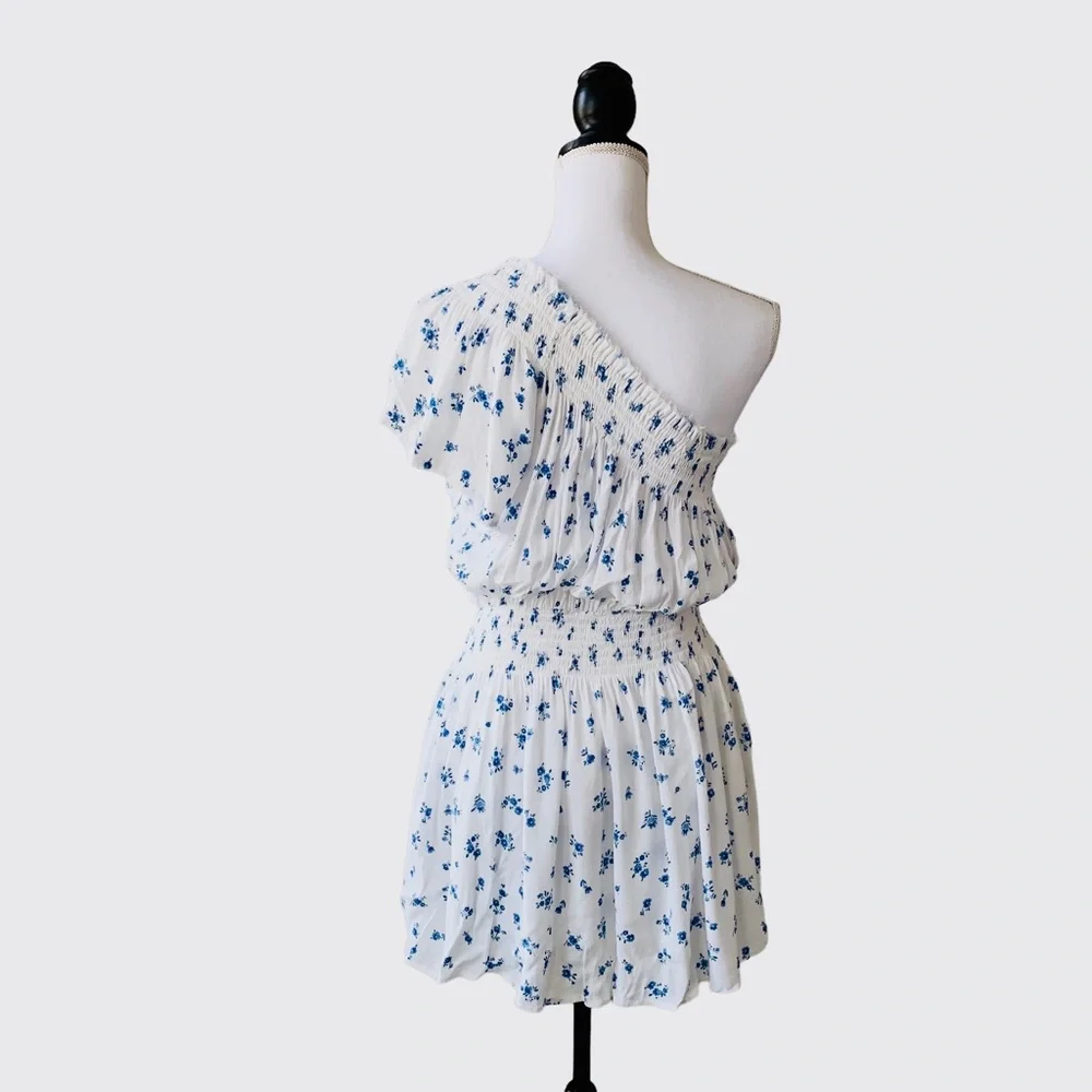 SKYLAR+MADISON ONE SHOULDER FLORAL MINI DRESS - Picture 13 of 15